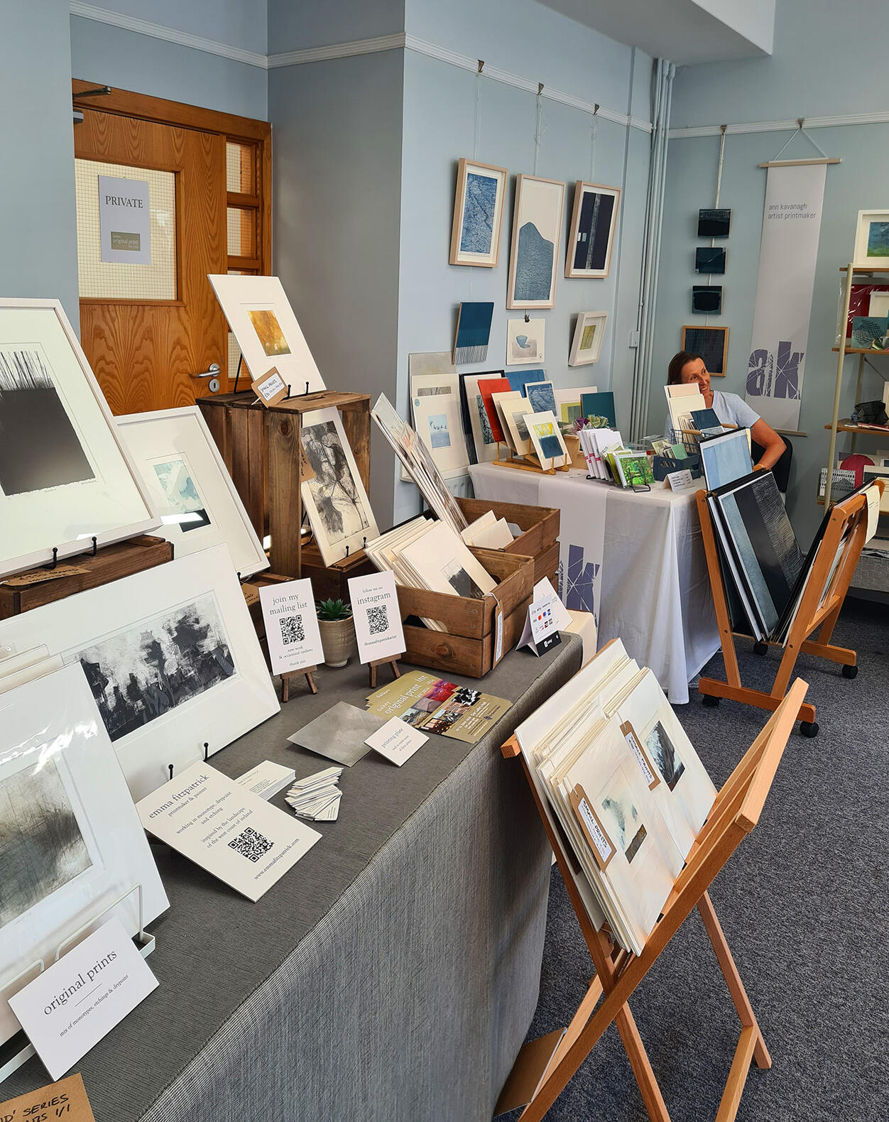 Dalkey Original Print Fair 2026 poster — seven exceptional printmakers at Our Lady's Hall, Dalkey, Dublin. 20–21 June 2026. Free entry.